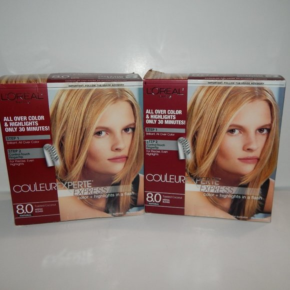 L'Oreal Hair 2 Loreal Couleur Experte Express 8 Toasted Coconut